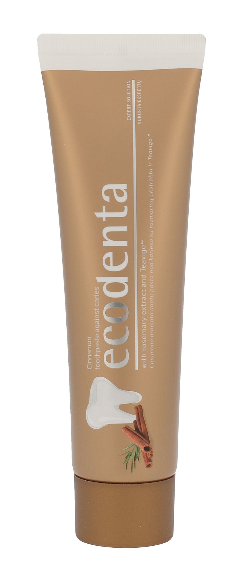 Ecodenta Toothpaste Cinnamon 100ml dantų pasta (Pažeista pakuotė)