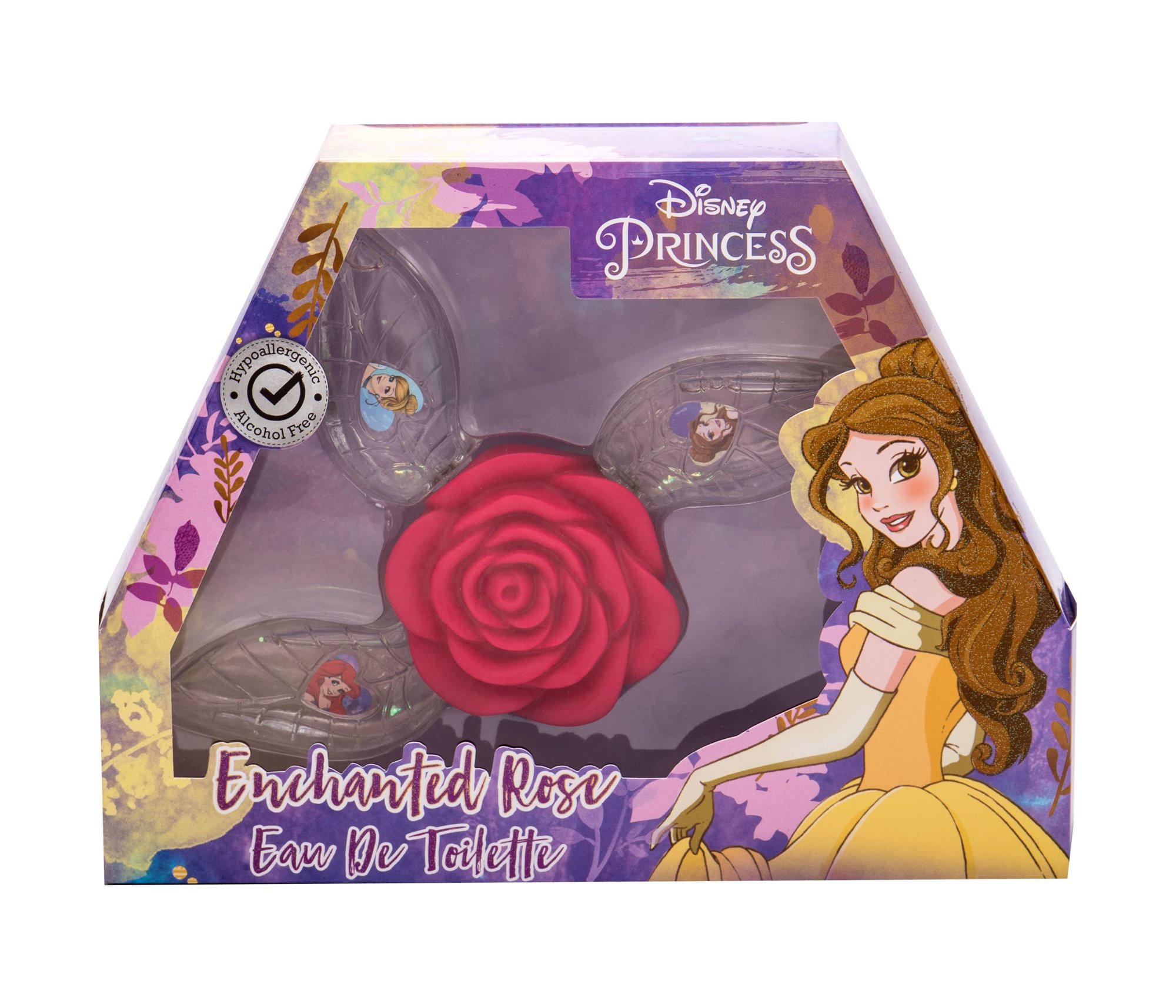 Disney Princess Princess 3x15ml Edt Ariel 15 ml + Edt Belle 15 ml + Edt Cinderella 15 ml Kvepalai Vaikams EDT Rinkinys (Pažeista pakuotė)