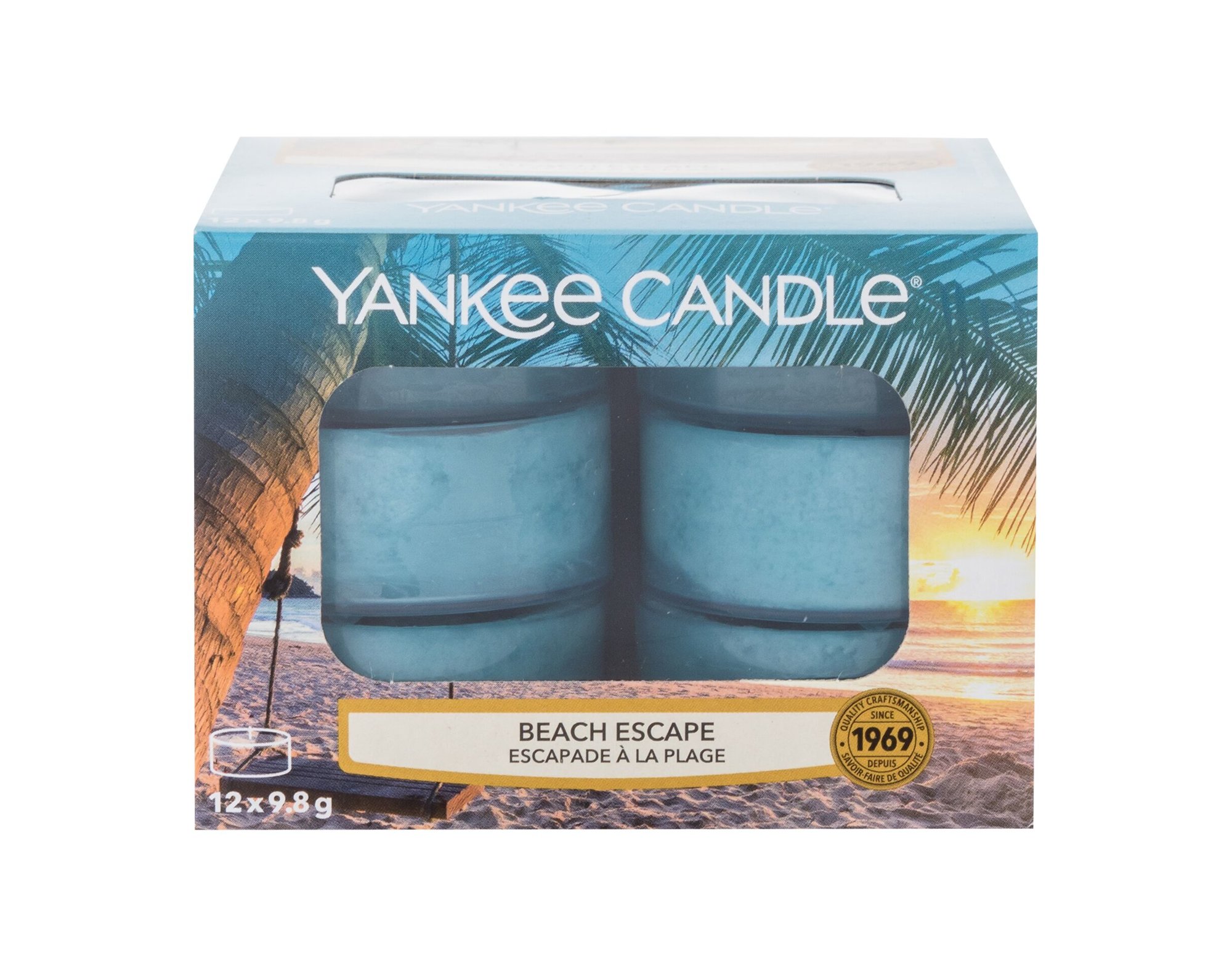 Yankee Candle Beach Escape 117,6g Kvepalai Unisex Scented Candle (Pažeista pakuotė)