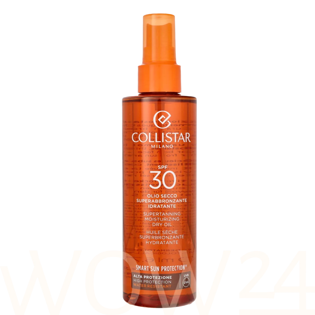 Collistar Collistar Supertanning Moisturizing Dry Oil SPF30 200 ml įdegio losjonas