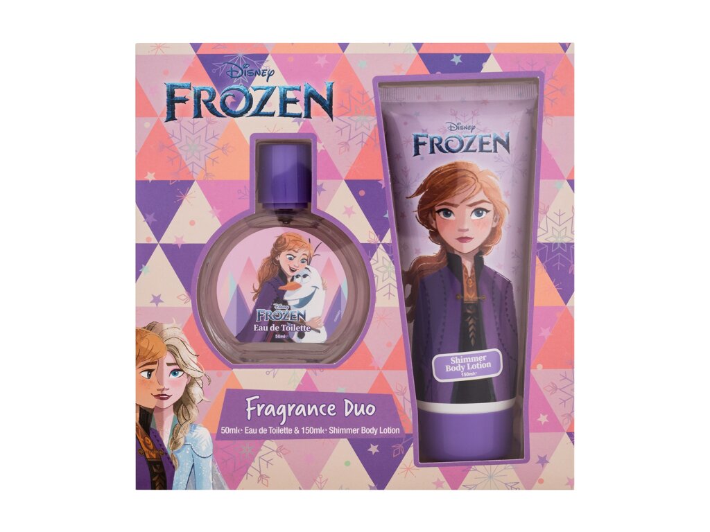 Disney Frozen Anna 50ml Edt 50 ml + Shimmering Body Lotion 150 ml Kvepalai Vaikams EDT Rinkinys (Pažeista pakuotė)