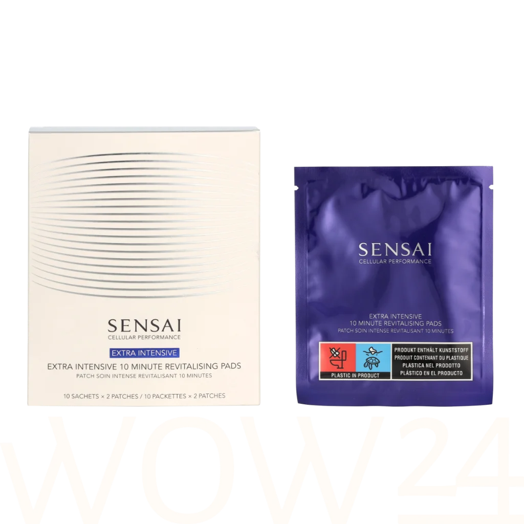 Sensai Sensai Cellular Performance 10 Minute Revitalising Pads Set 10 piece Moterims Akių kaukė