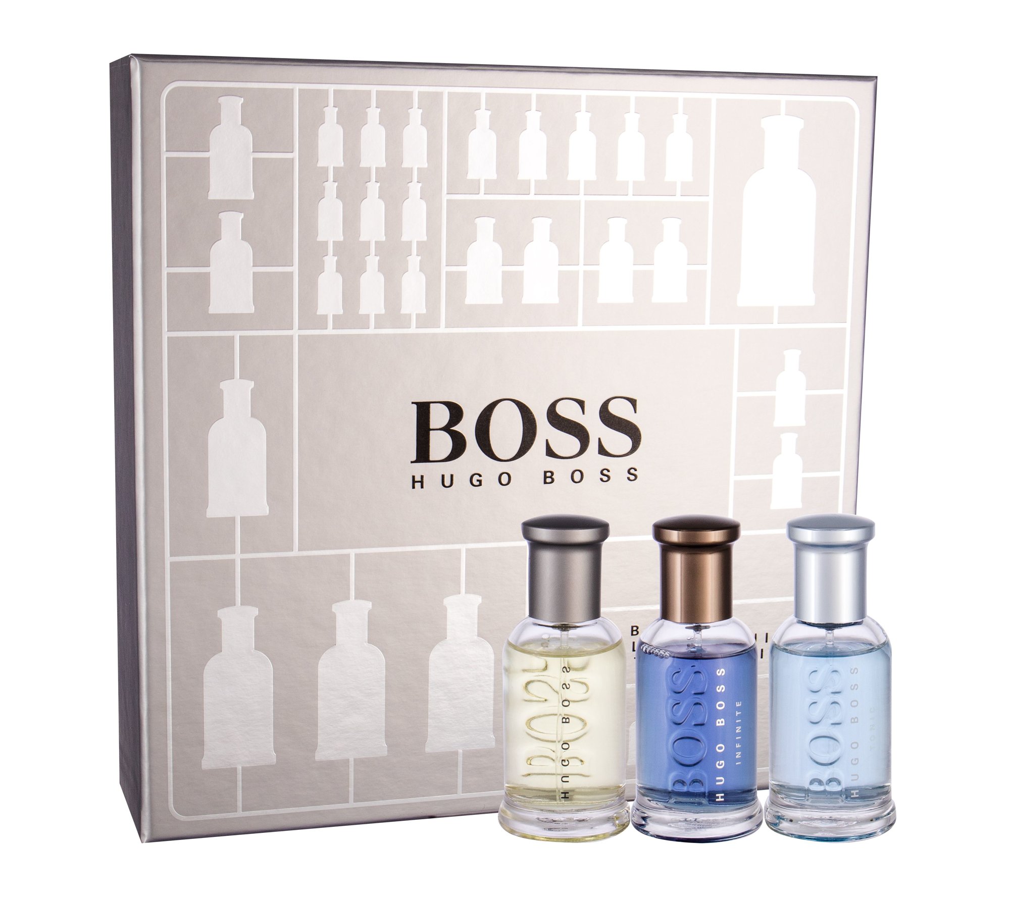Hugo Boss Boss Bottled Collection 3x30ml Edt Boss Bottled 30 ml + Edp Boss Bottled Infinite 30 ml + Edt Boss Bottled Tonic 30 ml Kvepalai Vyrams EDT Rinkinys