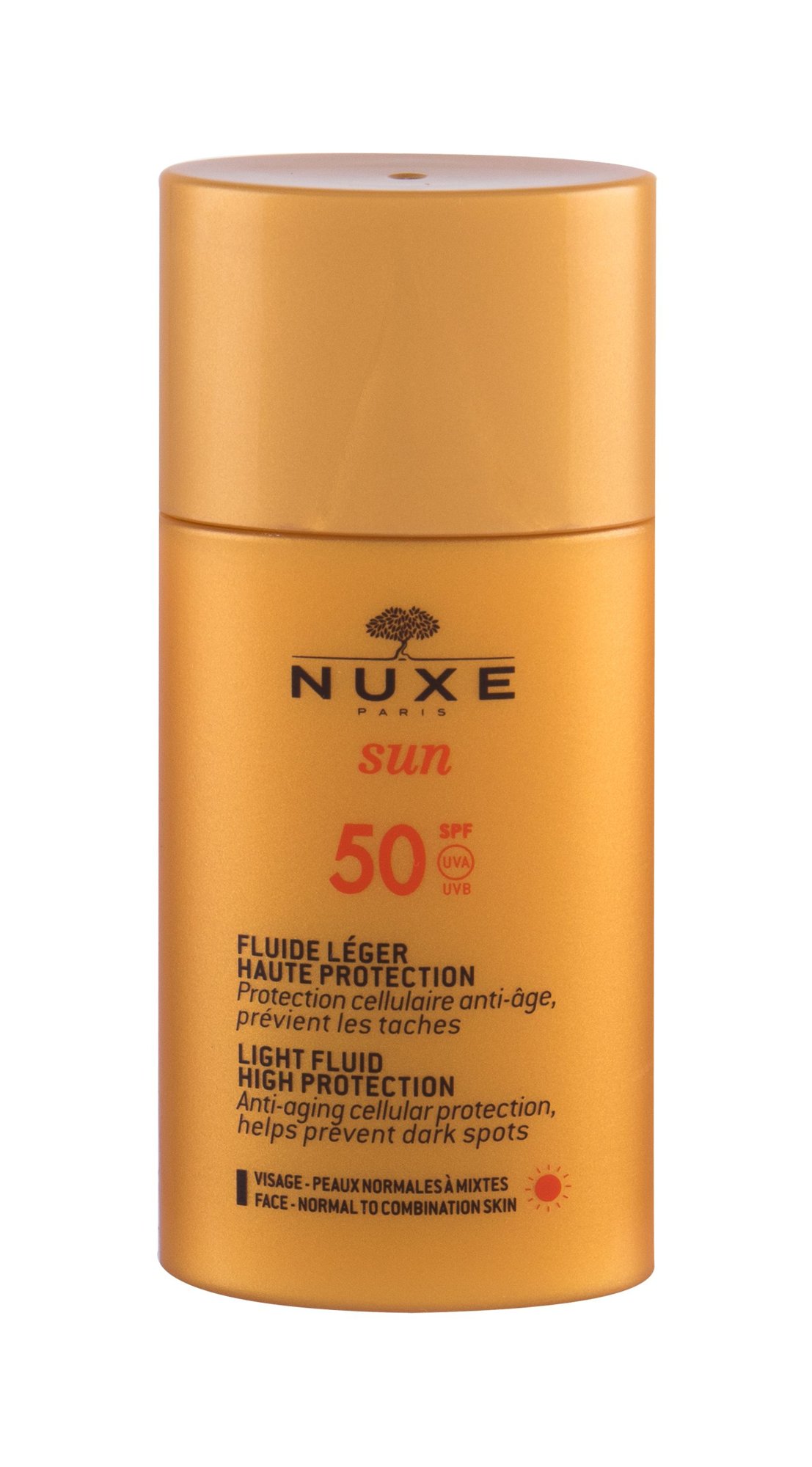 Nuxe Sun Light Fluid veido apsauga