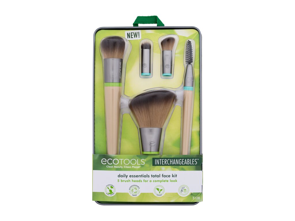 EcoTools Brush Daily Essentials Total Face Kit teptukas