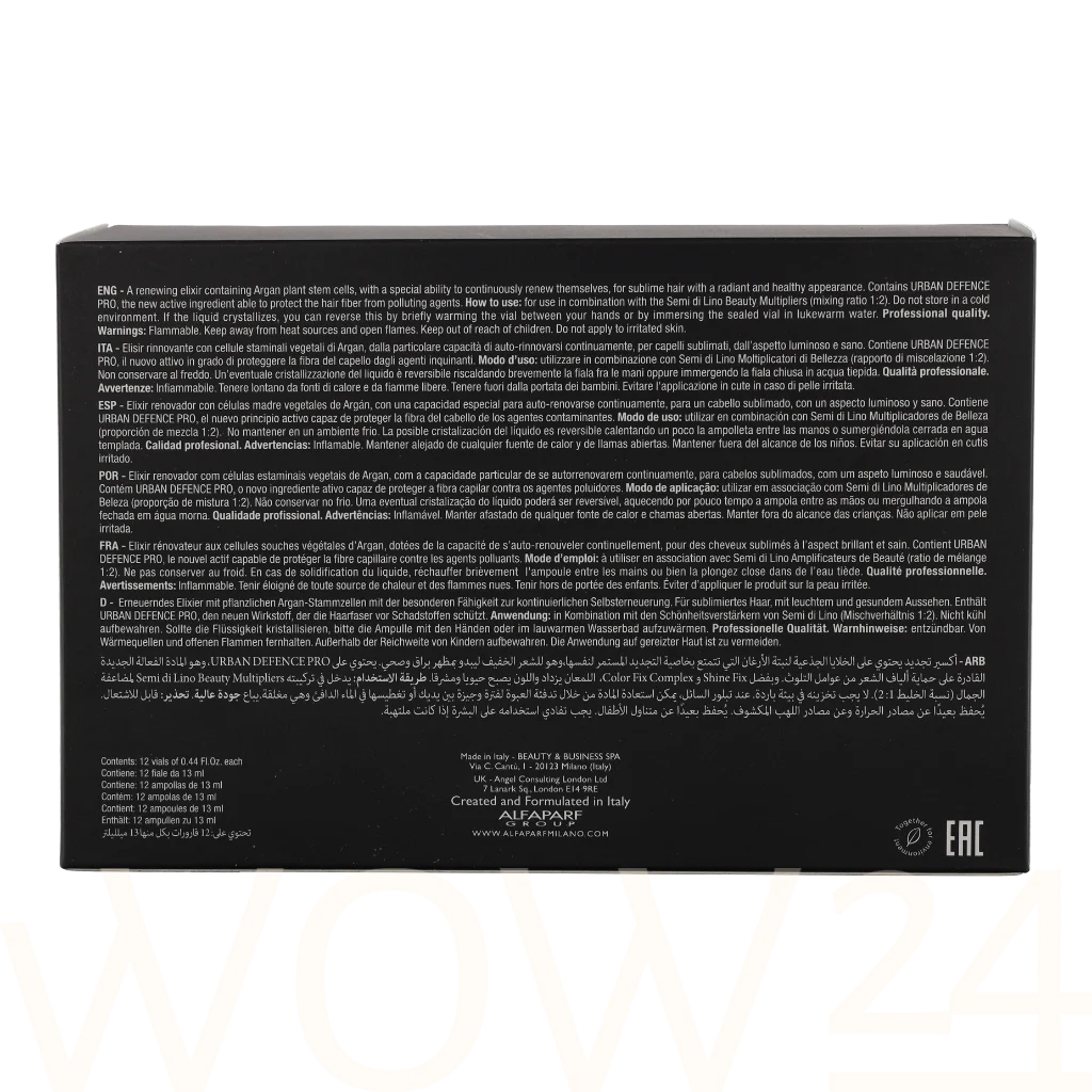 Alfaparf Alfaparf Semi Di Lino Cellula Madre Beauty Genesis Set 156 ml atstatomoji plaukų priežiūros priemonė