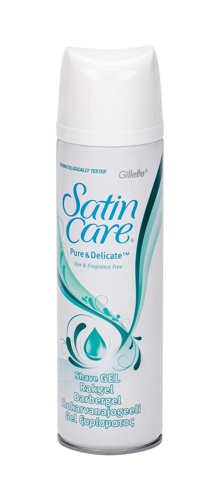Gillette Satin Care Pure & Delicate 200ml skutimosi gelis