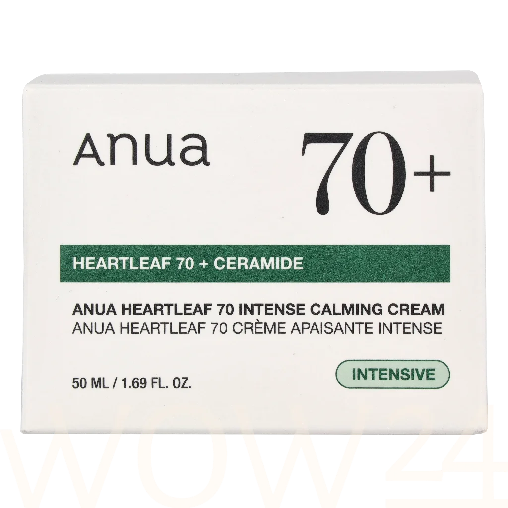 Anua Anua Heartleaf 70 + Ceremide Intense Calming Cream Veido kremas Unisex