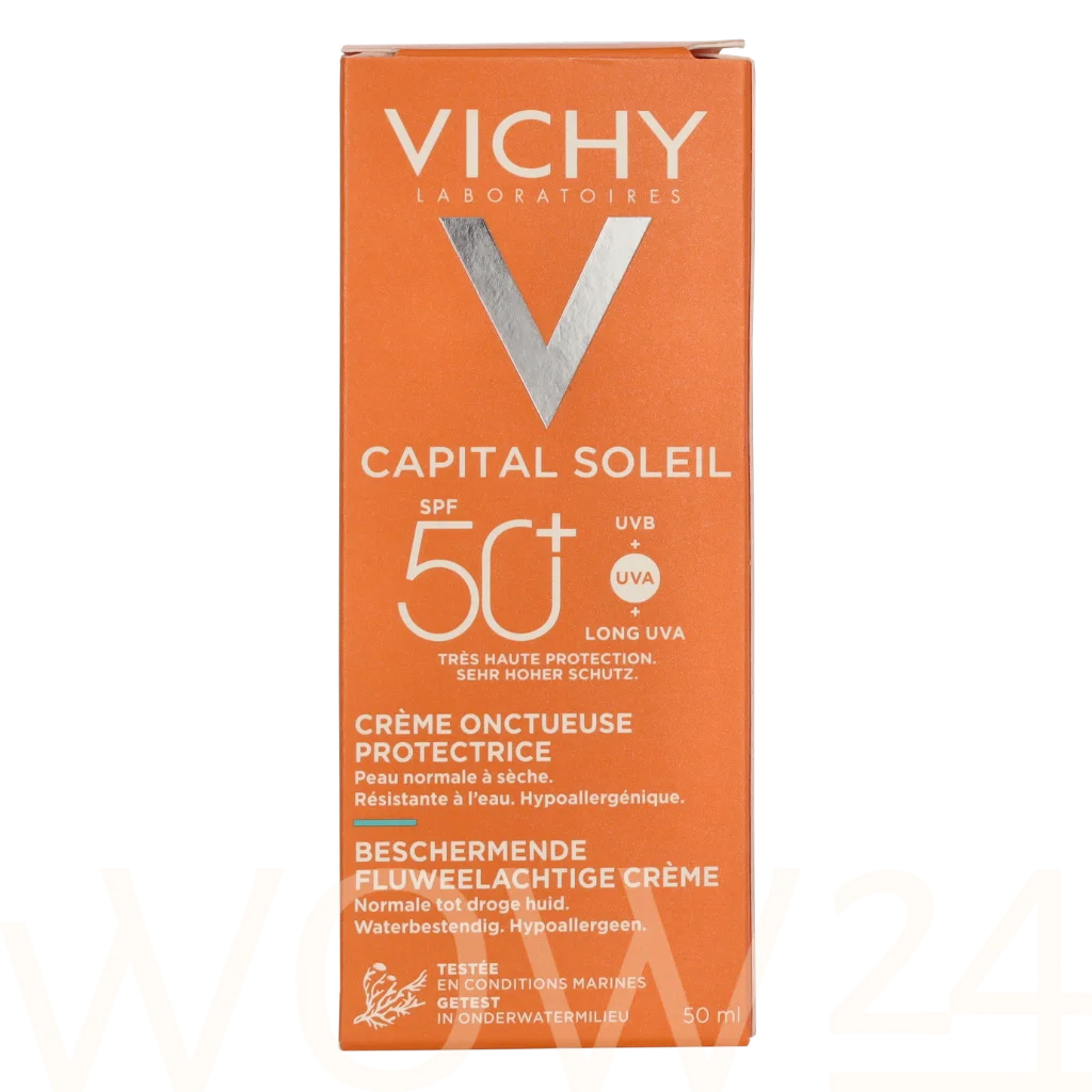 Vichy Vichy Ideal Soleil Velvety Cream Complexion SPF50 50 ml kūno kremas