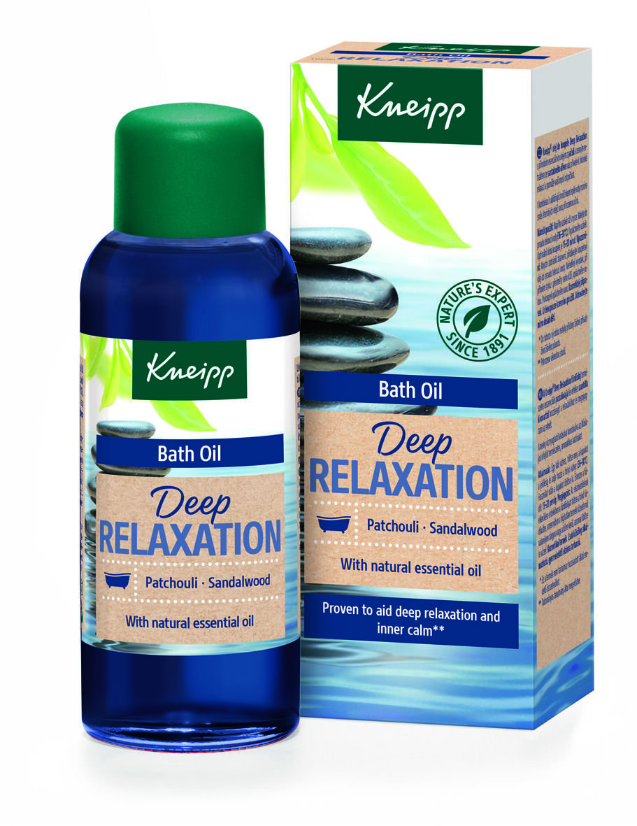 Kneipp Deep Relaxation Bath Oil 100ml vonios aliejus (Pažeista pakuotė)