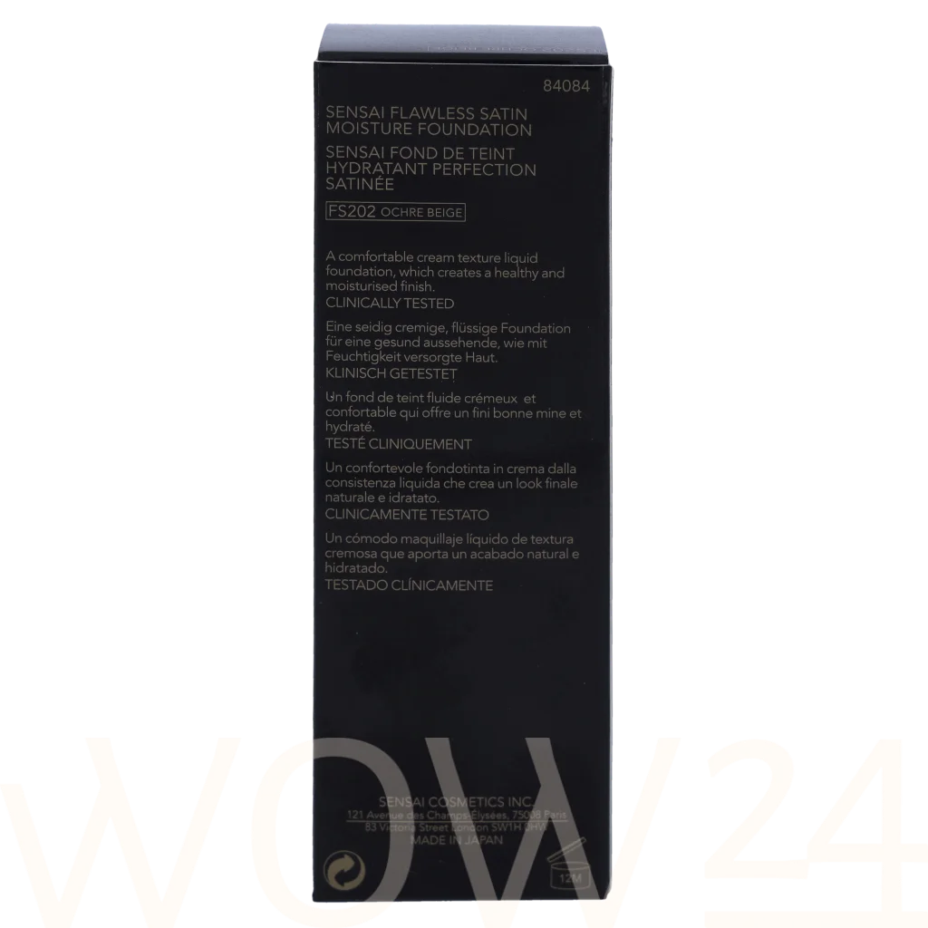 Sensai Sensai Flawless Satin Foundation SPF25 30 ml makiažo pagrindas