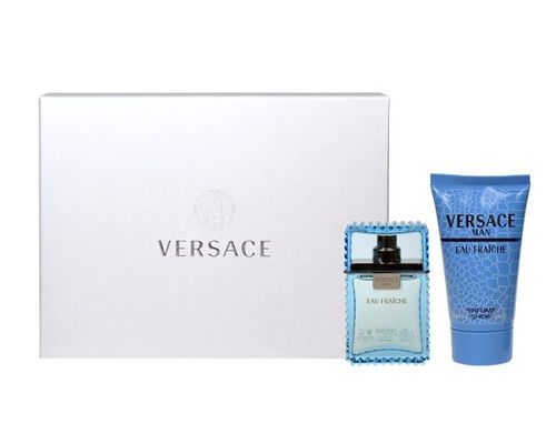 Versace Man Eau Fraiche 30ml Edt 30ml + 50ml Shower gel Kvepalai Vyrams EDT Rinkinys (Pažeista pakuotė)