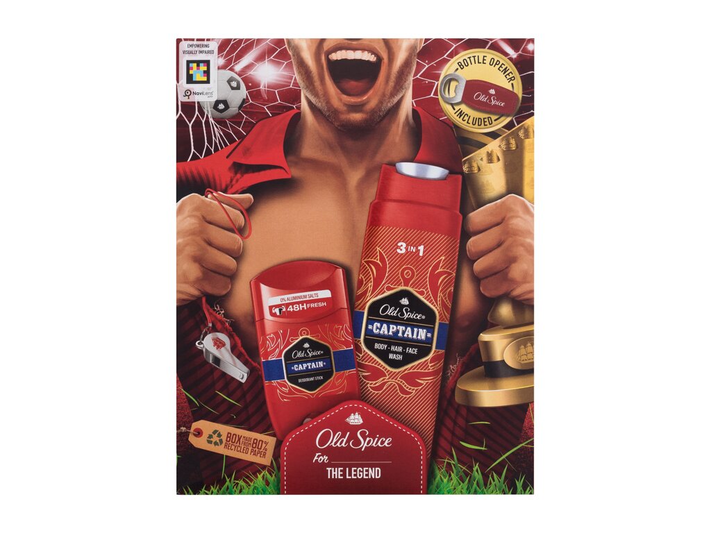 Old Spice Captain Dezodorantas 50 ml Damaged box Set