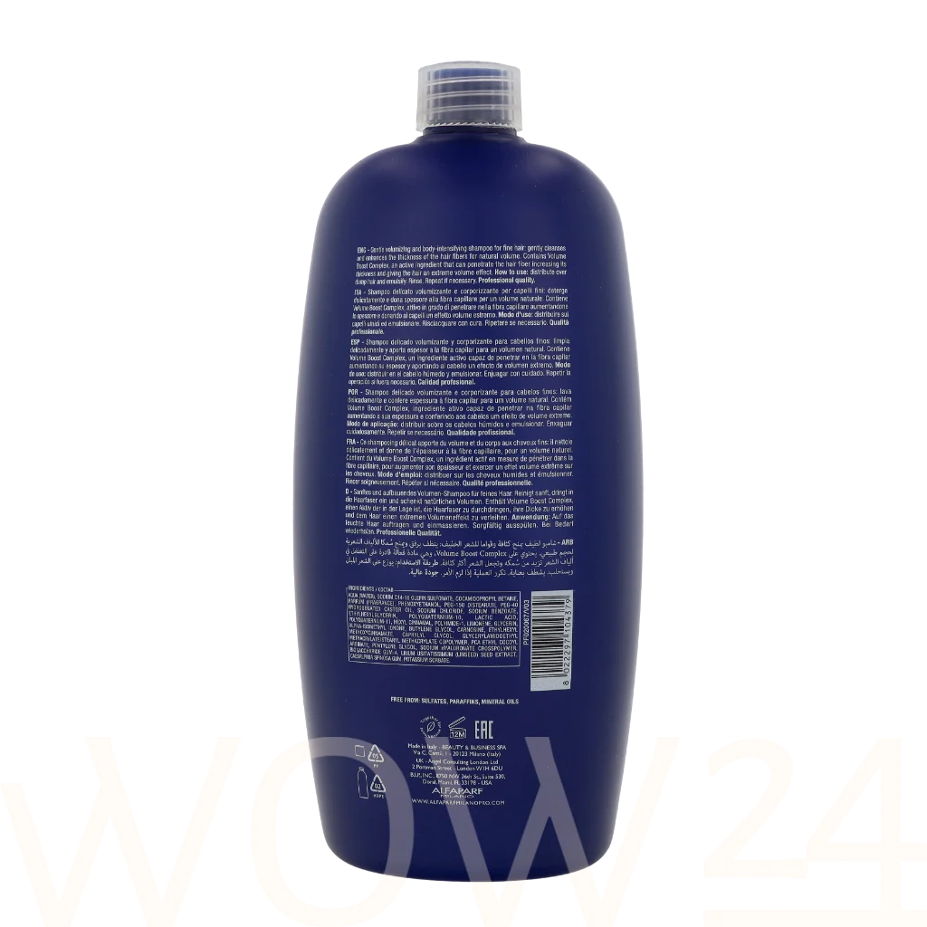 Alfaparf Alfaparf Semi Di Lino Volumizing Low Shampoo 1000 ml &scaron;ampūnas