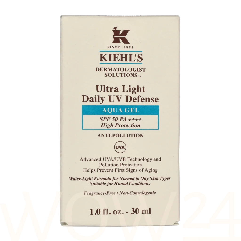 Kiehl's Kiehl's D.S. Ultra Light Daily UV Defense Aqua Gel SPF50 30 ml Vyrams