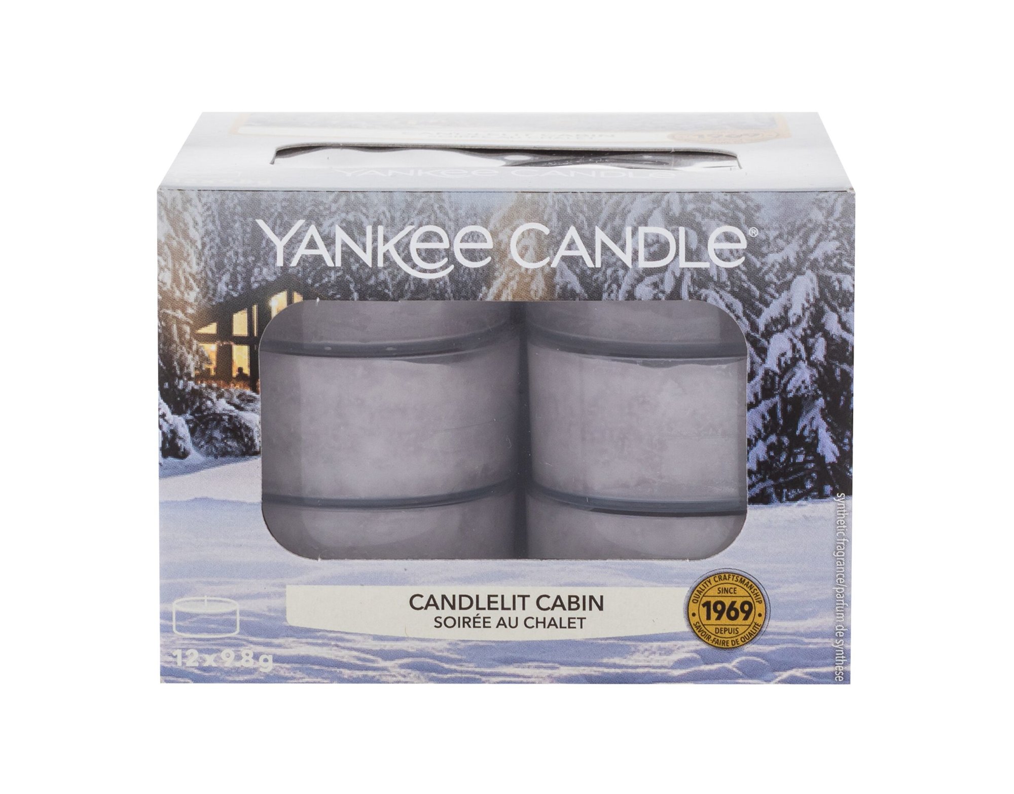 Yankee Candle Candlelit Cabin 117,6g Kvepalai Unisex Scented Candle (Pažeista pakuotė)