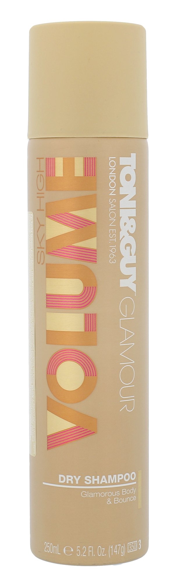 TONI&GUY Glamour Sky High Volume sausas &scaron;ampūnas