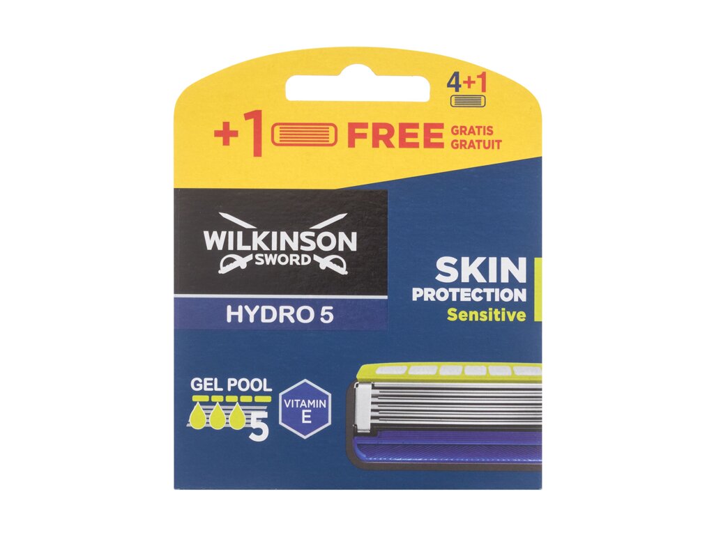 Wilkinson Sword Hydro 5 Sensitive 5vnt skustuvo galvutė (Pažeista pakuotė)