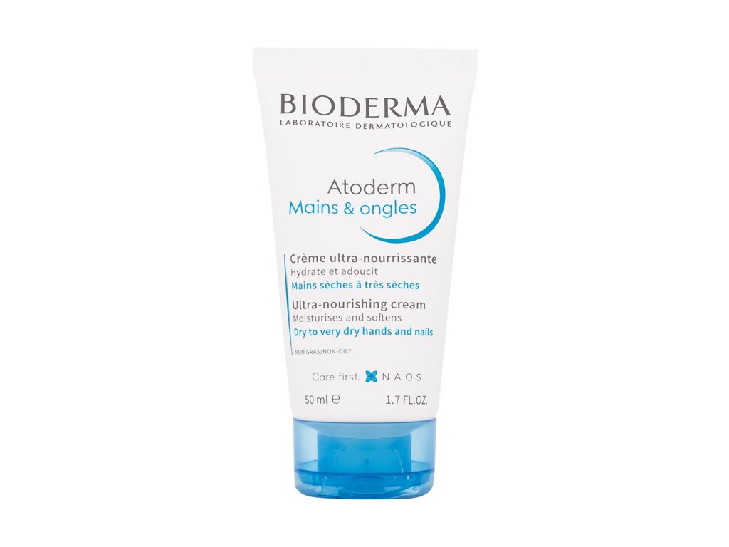 BIODERMA Atoderm Ultra-Nourishing Cream 50ml rankų kremas (Pažeista pakuotė)