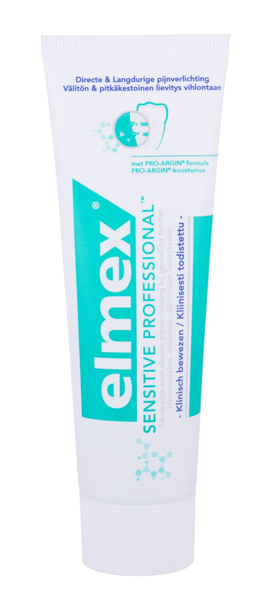 Elmex Sensitive Professional 75ml dantų pasta (Pažeista pakuotė)