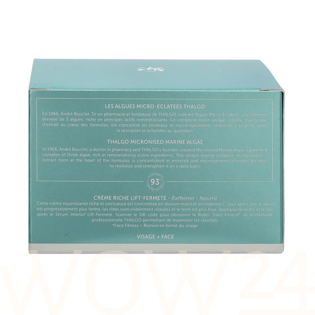 Thalgo Thalgo Silicium Lift Lifting & Firming Rich Cream 50 ml natūrali veido odos priežiūros priemonė
