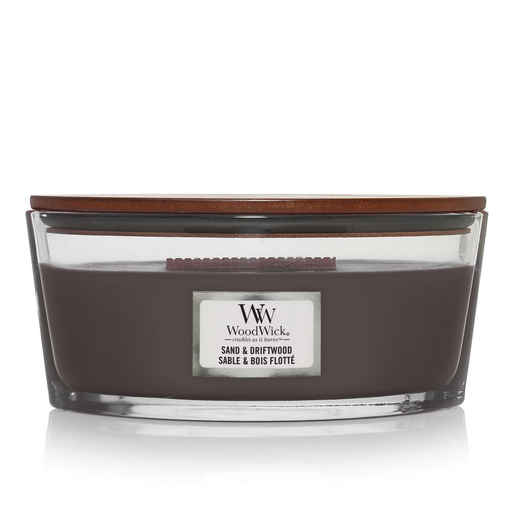 WoodWick Sand & Driftwood 453,6g Kvepalai Unisex Scented Candle