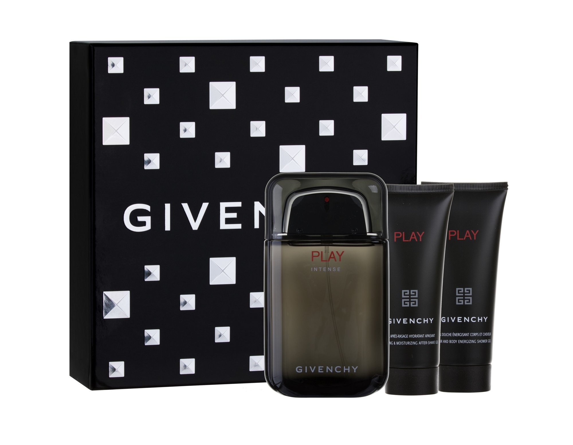 Givenchy Play Intense 100ml Edt 100ml + 75ml After shave balm + 75ml Shower gel Kvepalai Vyrams EDT Rinkinys