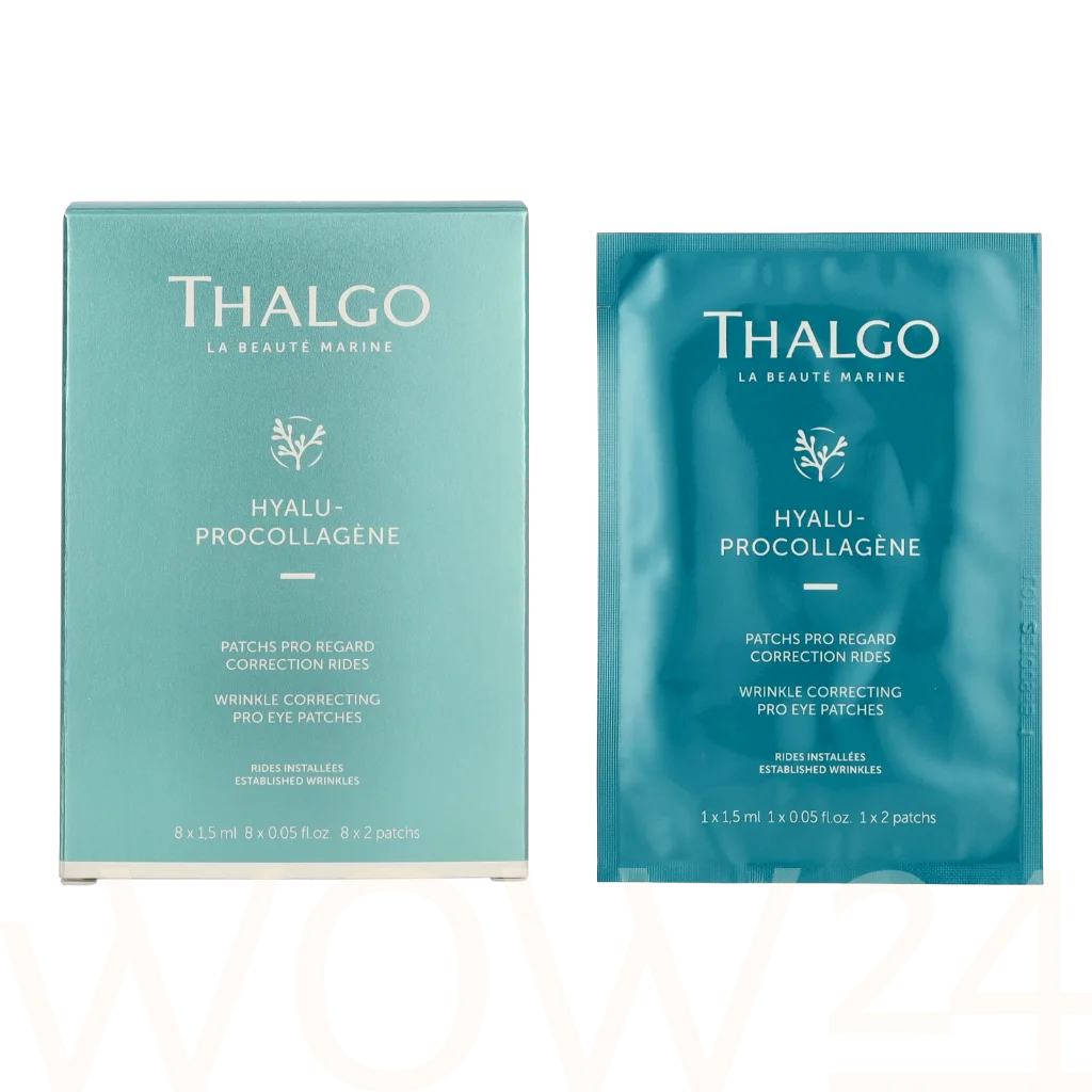 Thalgo Thalgo Hyalu-Procollagene Wrinkle Correcting Pro Eye Patches 12 ml paakių kaukė