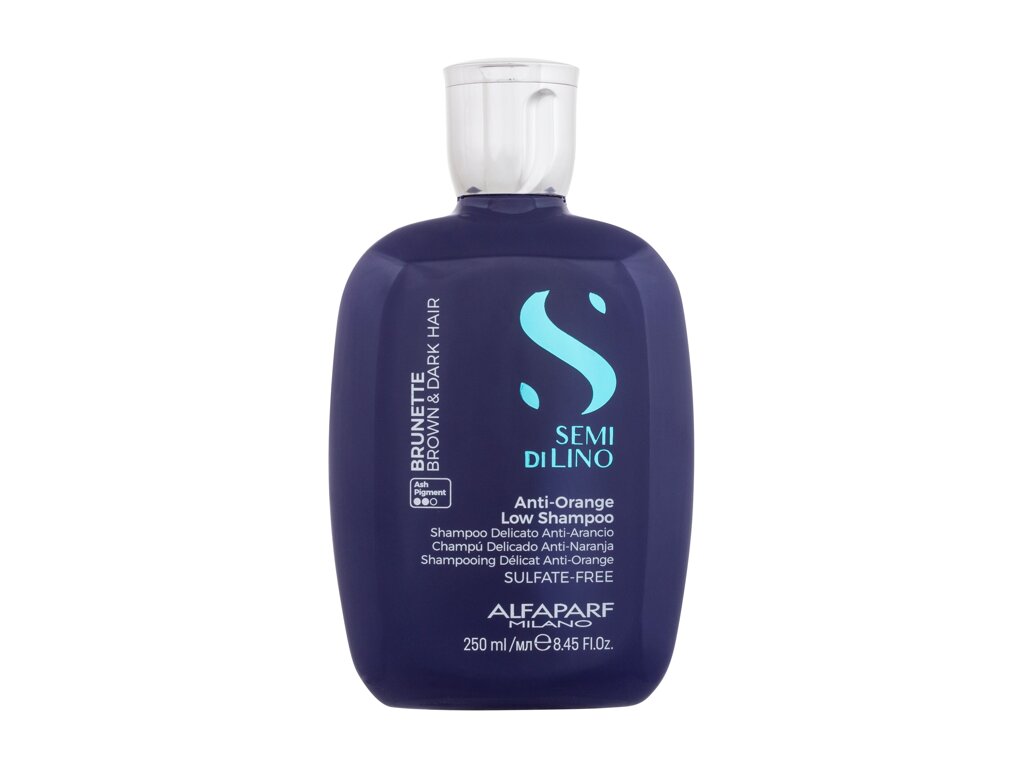AlfaParf Milano Semi Di Lino Anti-Orange Low Shampoo 250ml šampūnas (Pažeista pakuotė)