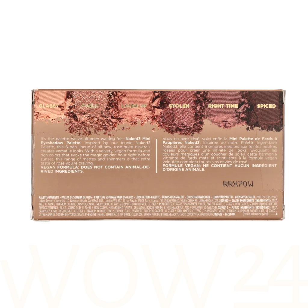 Urban Decay Urban Decay Naked 3 Palette 6 g &scaron;e&scaron;ėliai