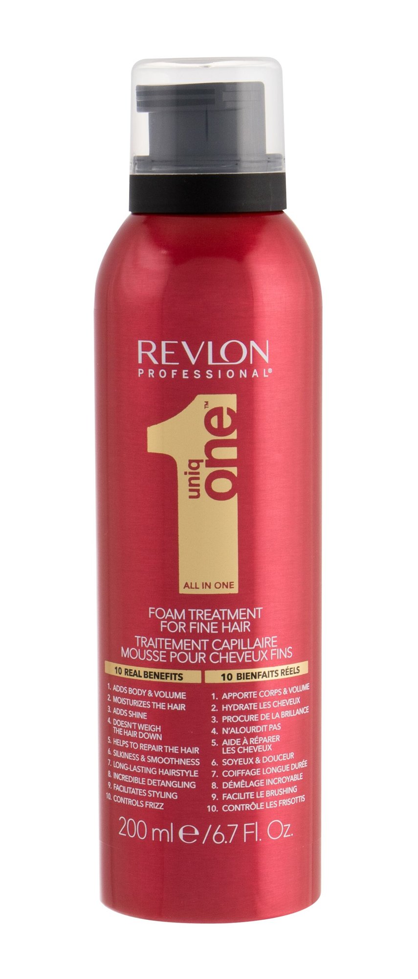 Revlon Professional Uniq One Foam Treatment 200ml priemonė plaukų apimčiai (Pažeista pakuotė)