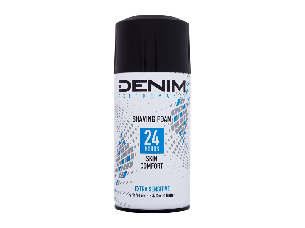 Denim Performance Extra Sensitive Shaving Foam skutimosi putos