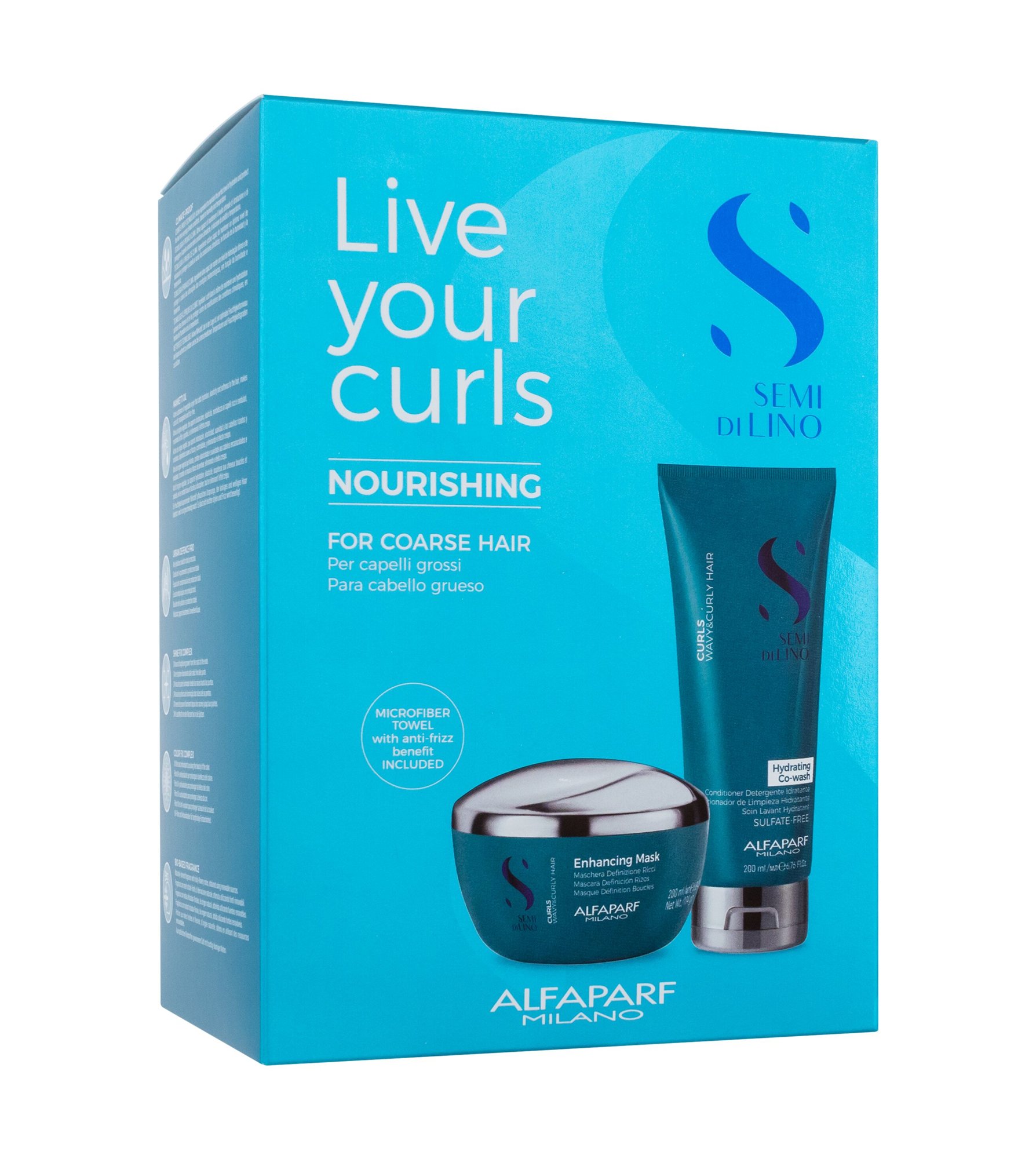 AlfaParf Milano Semi Di Lino Live Your Curls &scaron;ampūnas