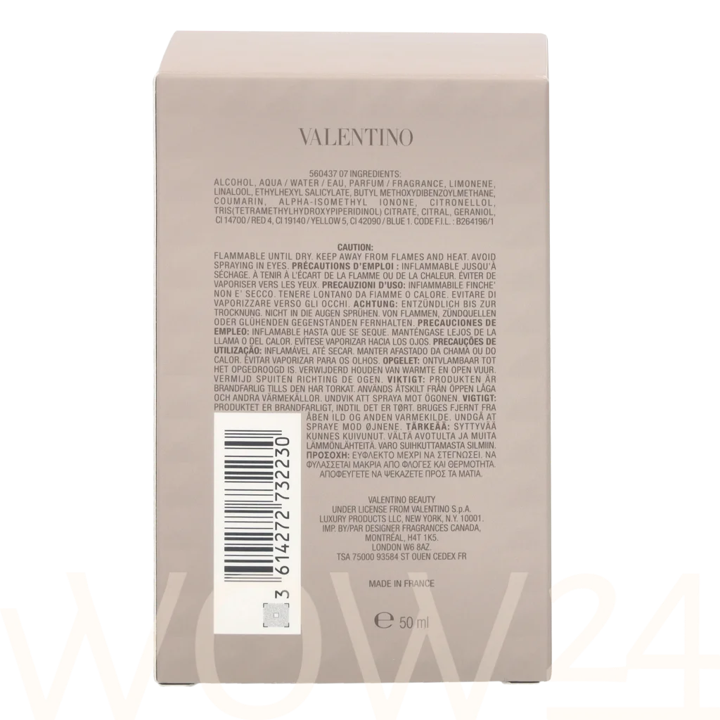 Valentino Valentino Uomo Edt Spray 50 ml kvepalai Vyrams EDT