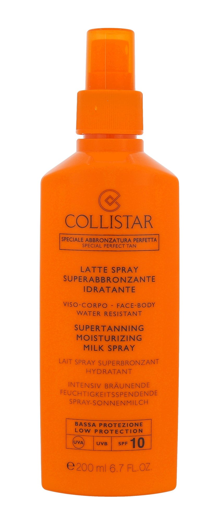 Collistar Special Perfect Tan Supertanning Moisturizing Milk Spray 200ml įdegio losjonas