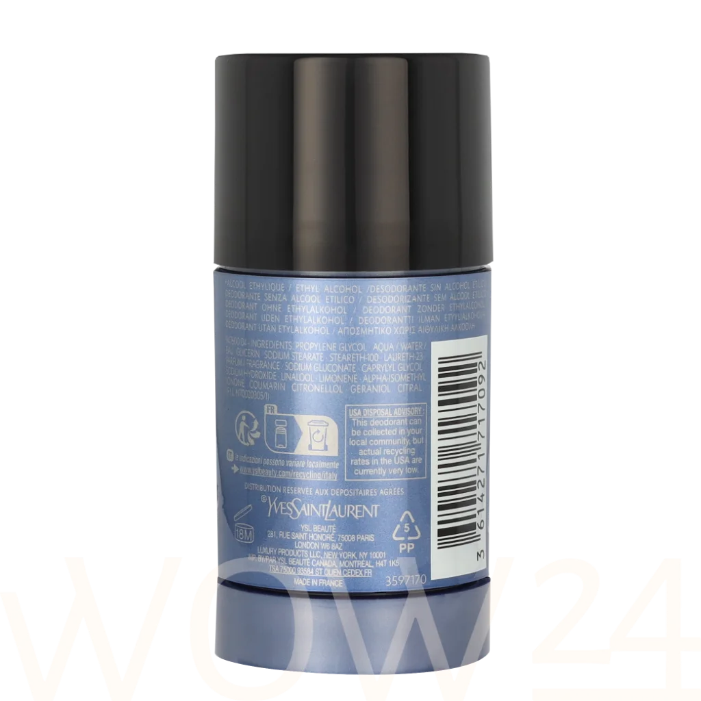 Yves Saint Laurent YSL Y For Men Deo Stick 75 g dezodorantas