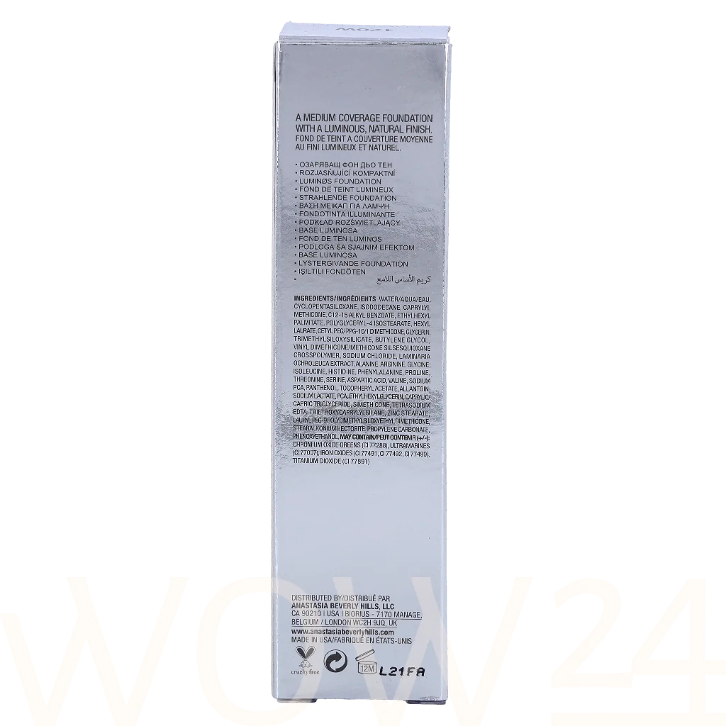 Anastasia Beverly Hills Anastasia Beverly Hills Luminous Foundation 30 ml natūrali veido odos priežiūros priemonė