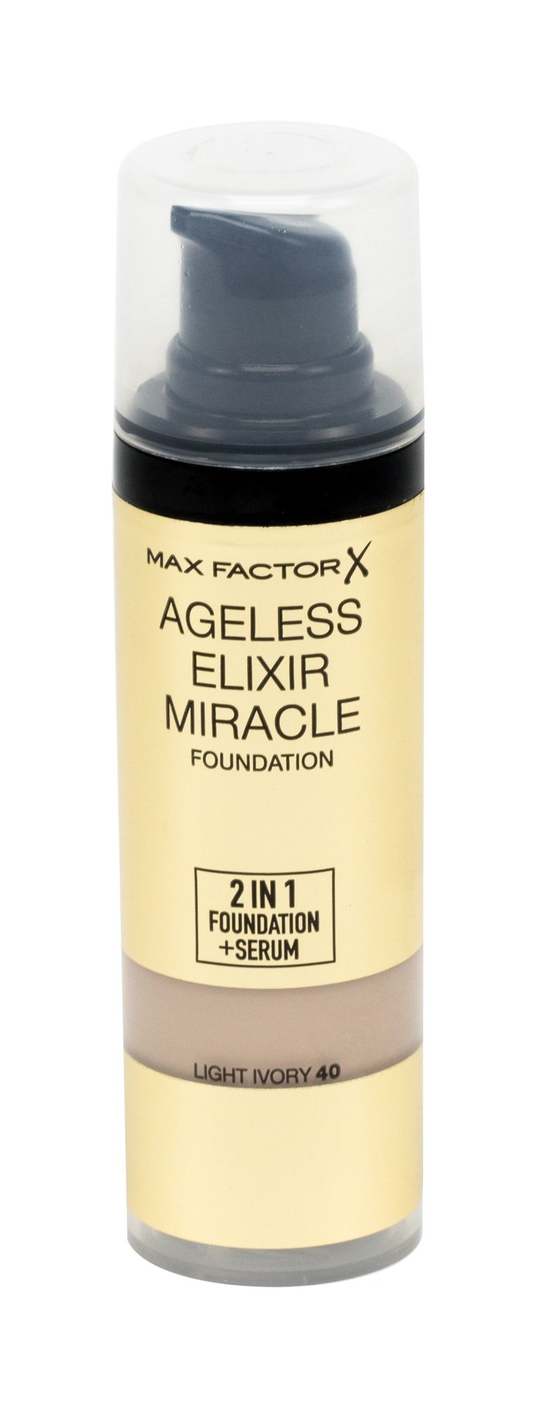 Max Factor Ageless Elixir 2in1 Foundation + Serum makiažo pagrindas