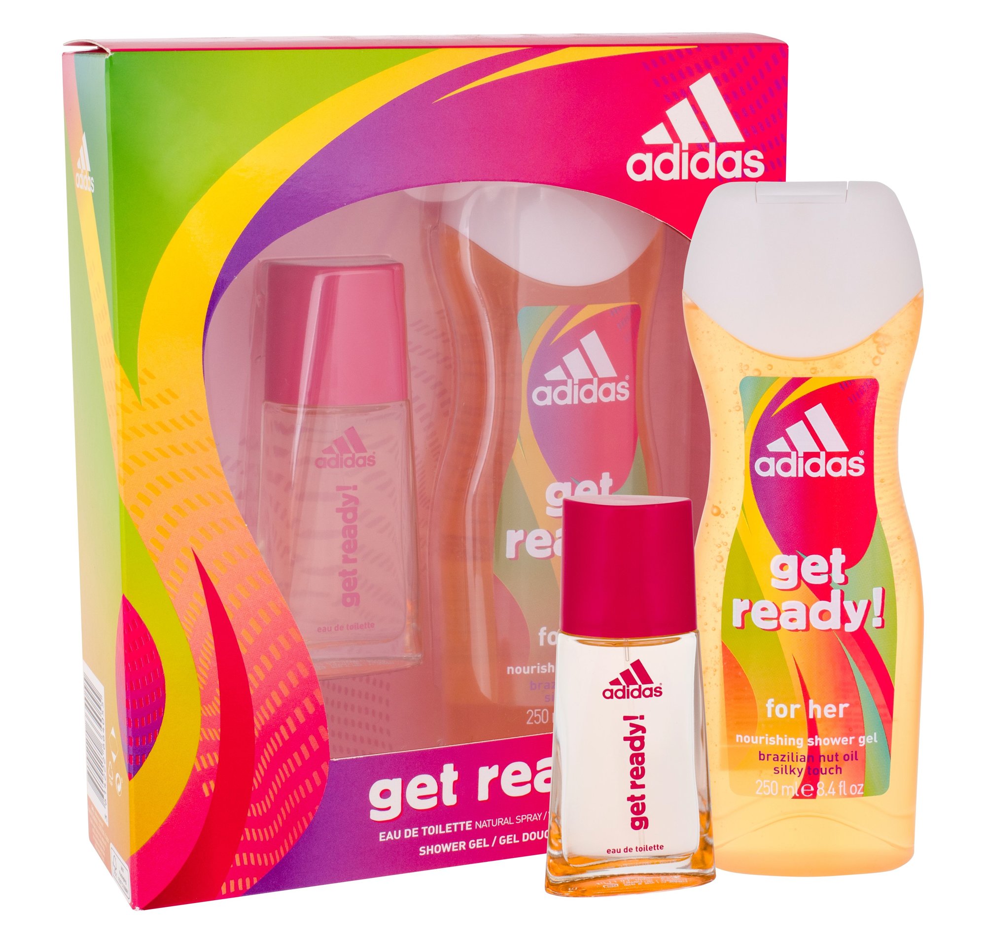 Adidas Get Ready! 30ml Edt 30 ml + Shower Gel 250 ml Kvepalai Moterims EDT Rinkinys