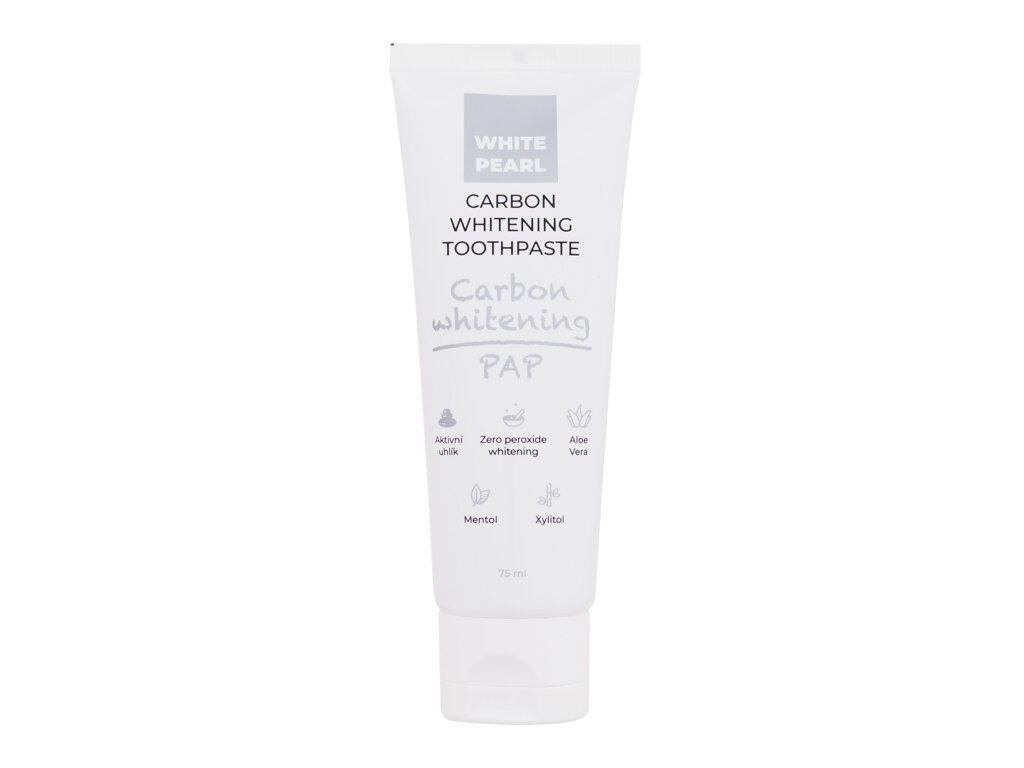 White Pearl PAP Carbon Whitening Toothpaste dantų pasta