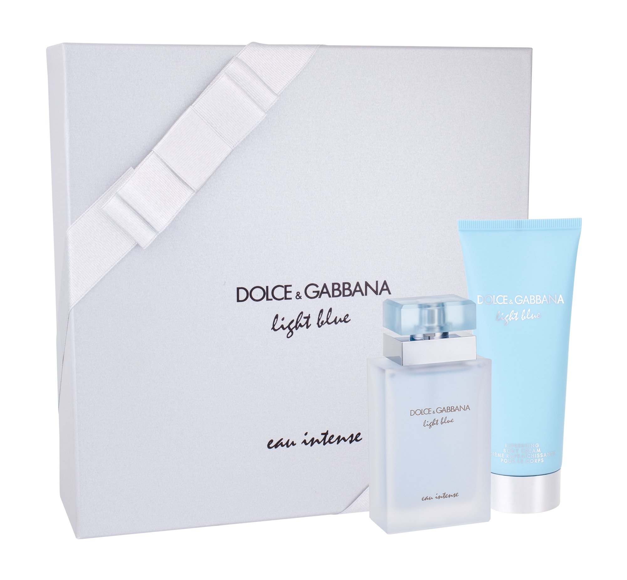Dolce&Gabbana Light Blue Eau Intense 50ml EDP 50 ml + Body cream 100 ml Kvepalai Moterims EDP Rinkinys