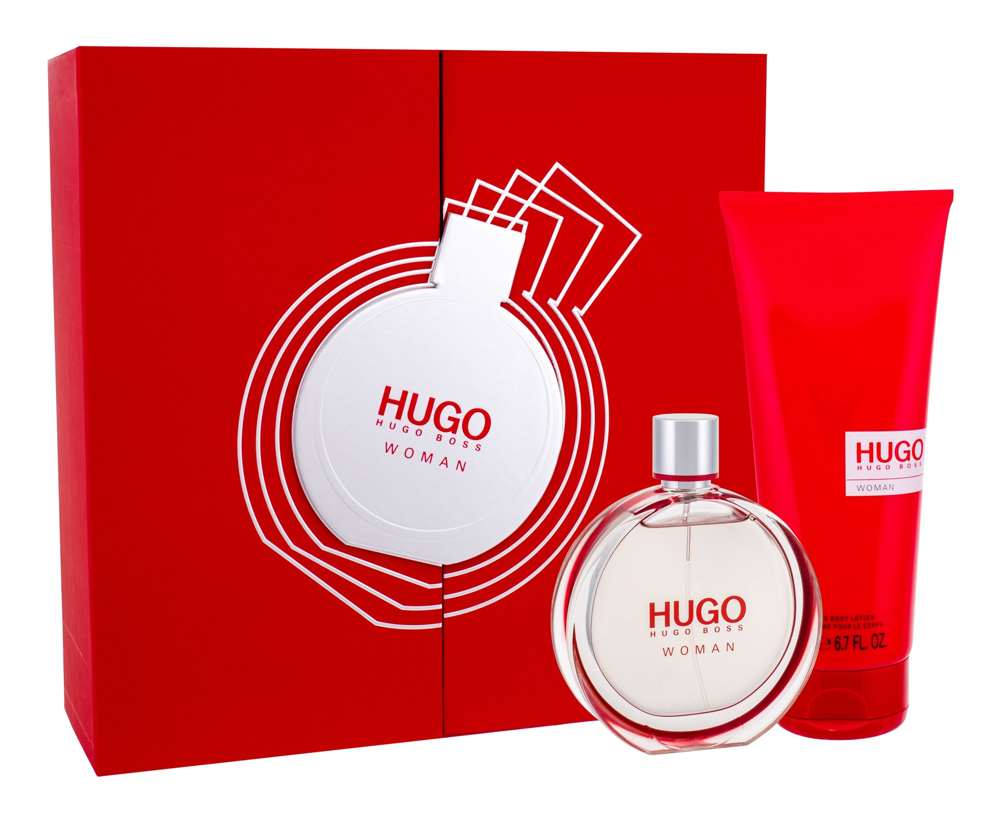 Hugo Boss Hugo Woman 75ml Edp 75 ml + Body lotion 200 ml Kvepalai Moterims EDP Rinkinys