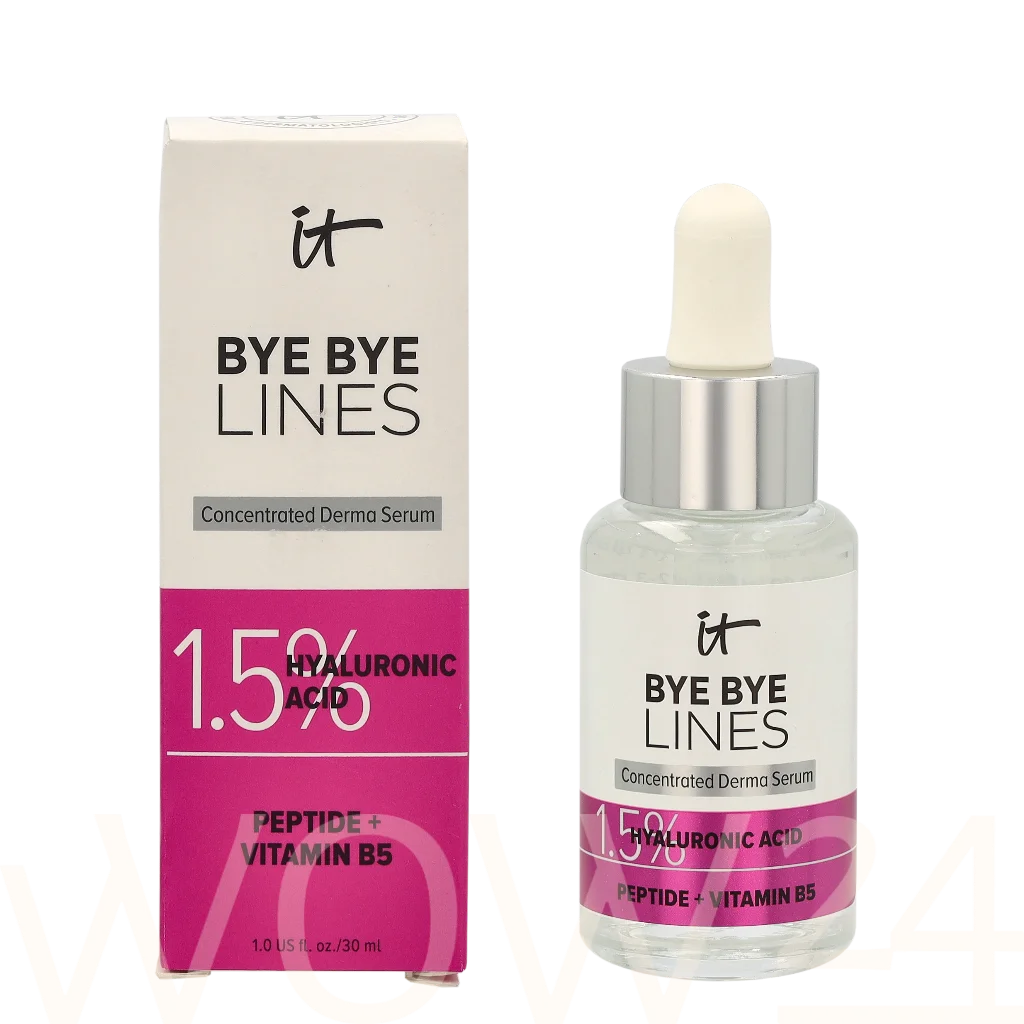 IT Cosmetics IT Cosmetics Bye Bye Lines Concentrated Derma Serum 30 ml natūrali veido odos priežiūros priemonė