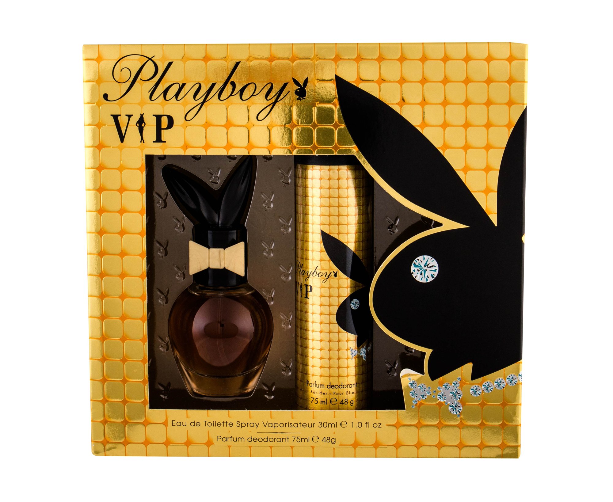 Playboy VIP For Her 30ml Edt 30 ml + Deodorant 75 ml Kvepalai Moterims EDT Rinkinys