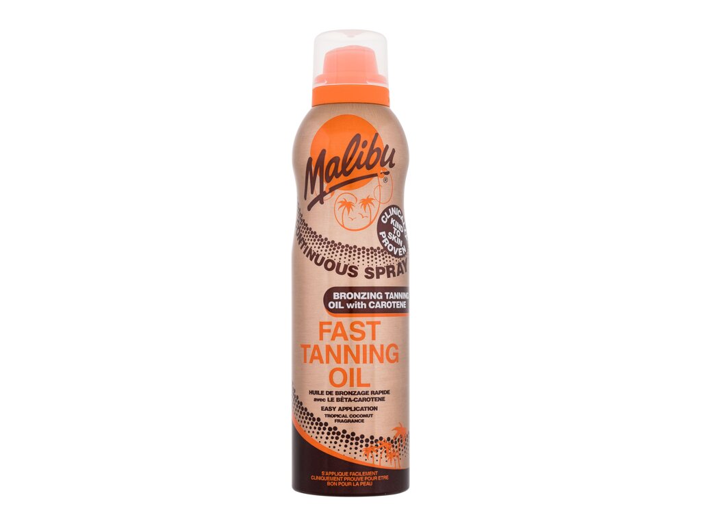 Malibu Continuous Spray Fast Tannin Oil With Carotene įdegio losjonas