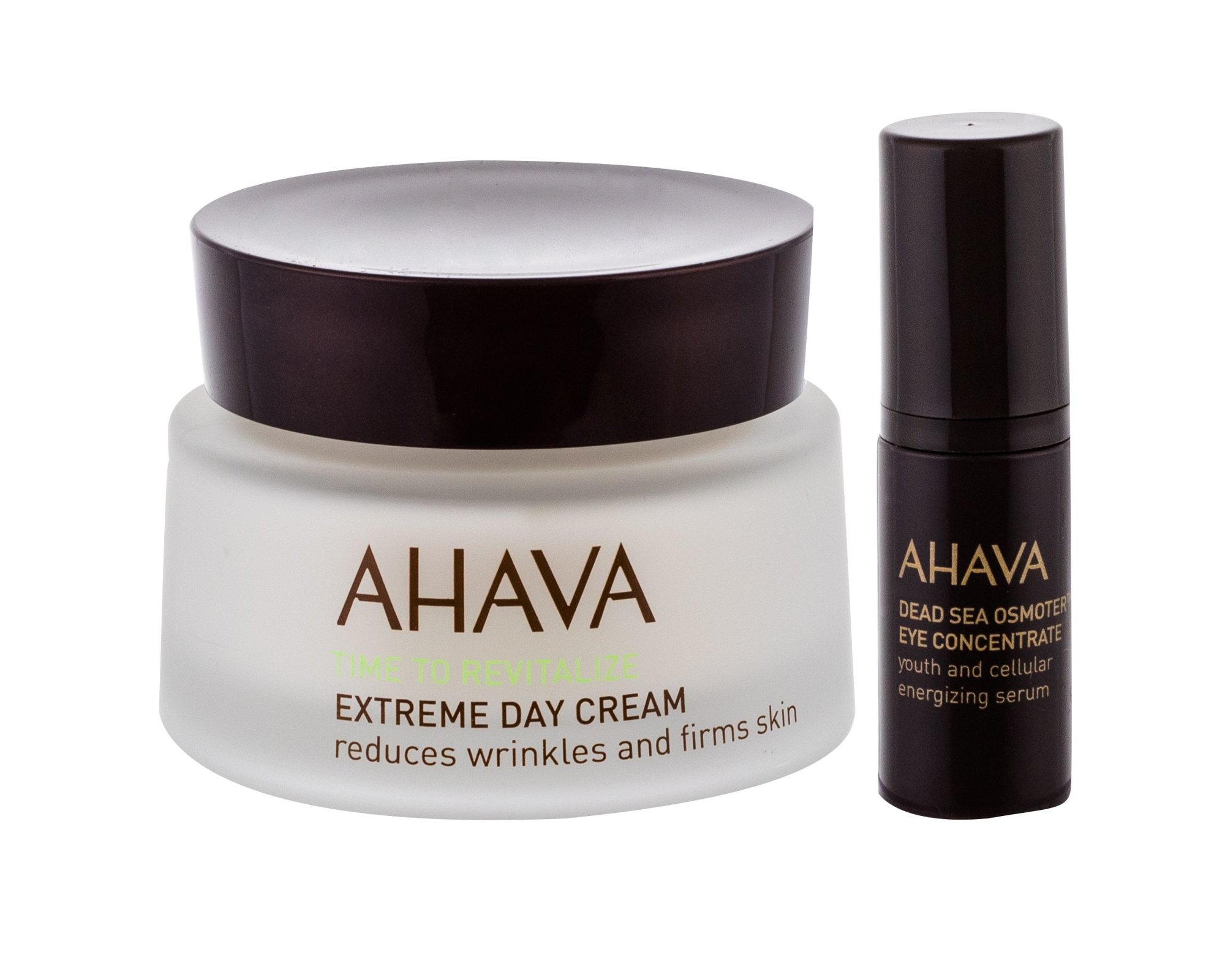 AHAVA Extreme Time To Revitalize 50ml Daily Facial Care 50 ml + Eye Care Dead Sea Osmoter 5 ml dieninis kremas Rinkinys