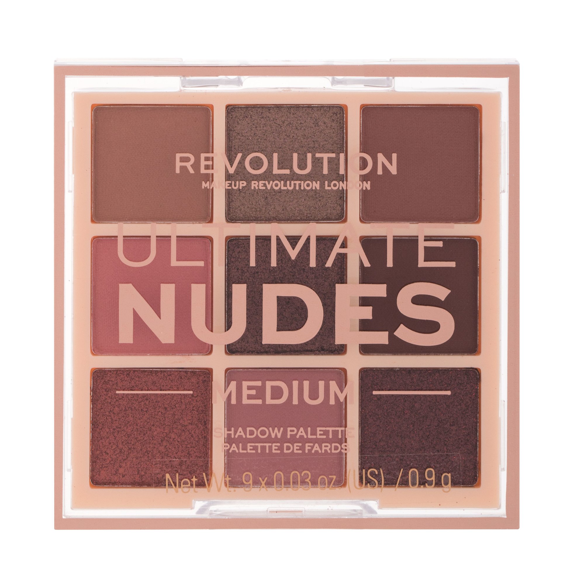Makeup Revolution London Ultimate Nudes šešėliai