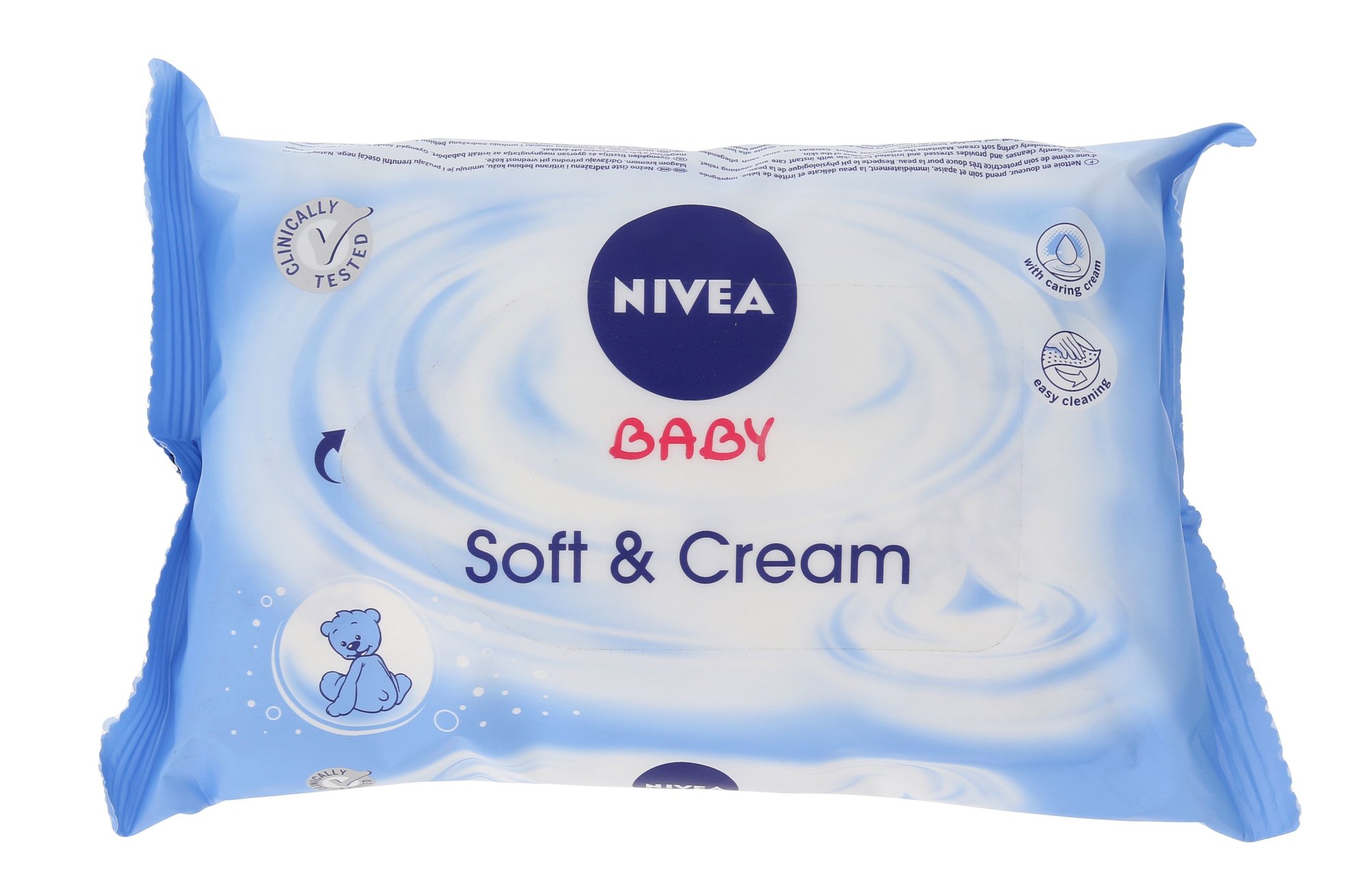 Nivea Baby Soft & Cream 63vnt drėgnos servetėlės