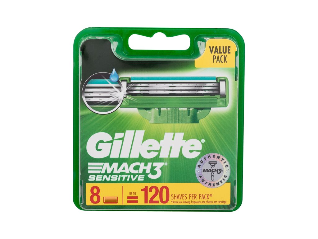 Gillette Mach3 Sensitive 8vnt skustuvo galvutė