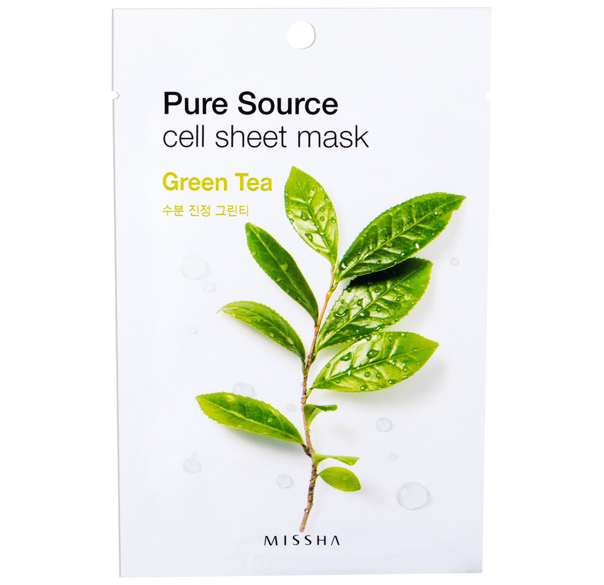 Missha Pure Source Green Tea Veido kaukė